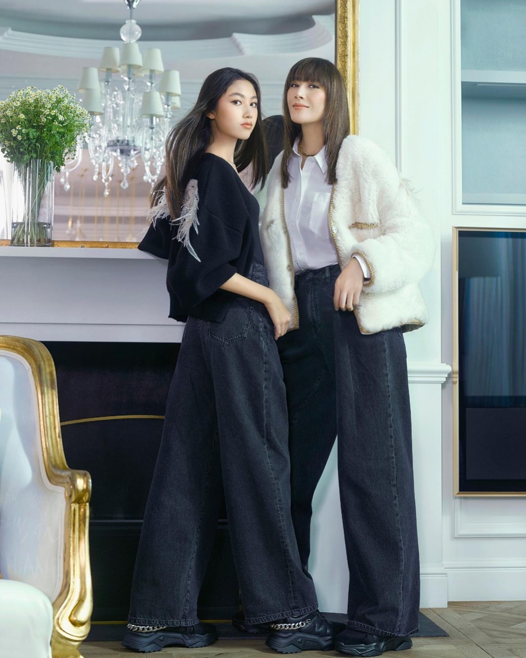 影帝任達華與名模琦琦的女兒任晴佳（Ella），近年跟隨母親做模特兒。